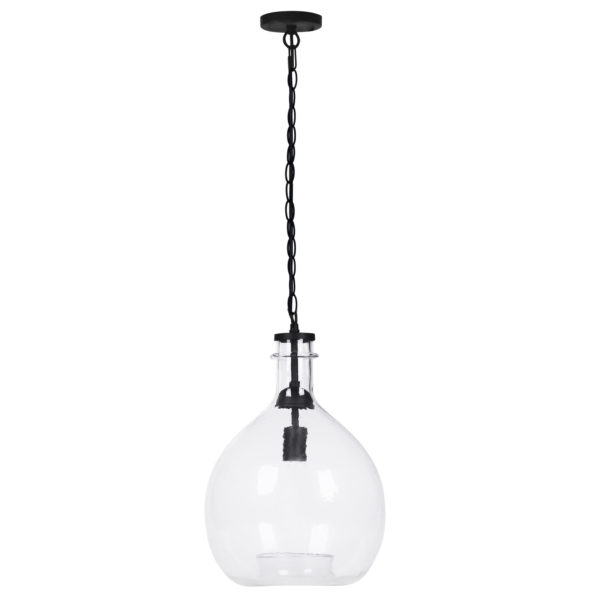 Hanglamp-Glas-Zwart-design