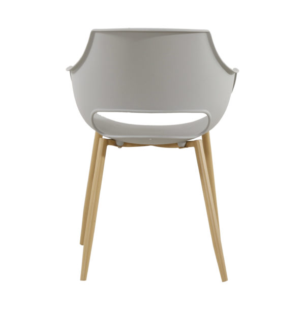 grijze design stoel