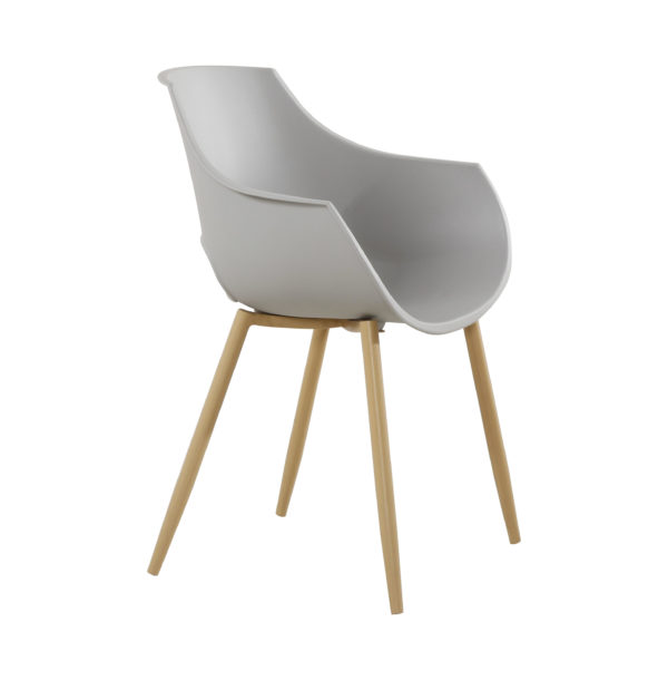 grijze design stoel