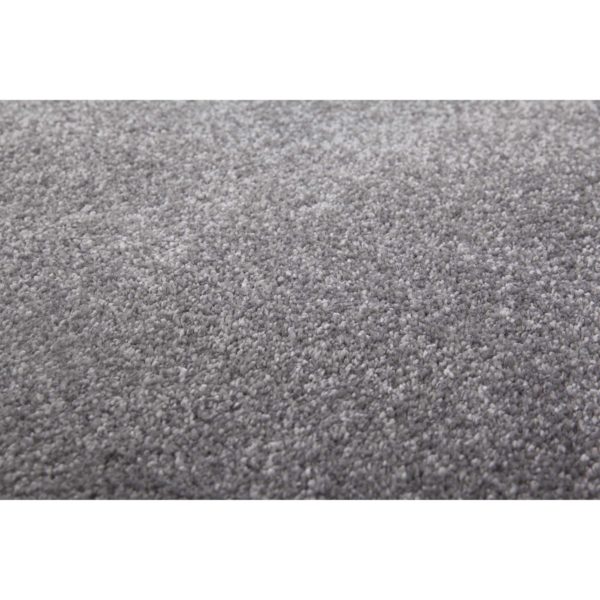 Zilver hoogpolig tapijt