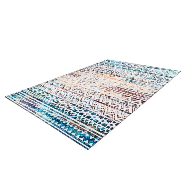 blauw bohemian tapijt