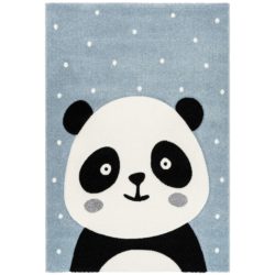 Blauw-kindervloerkleed-Panda