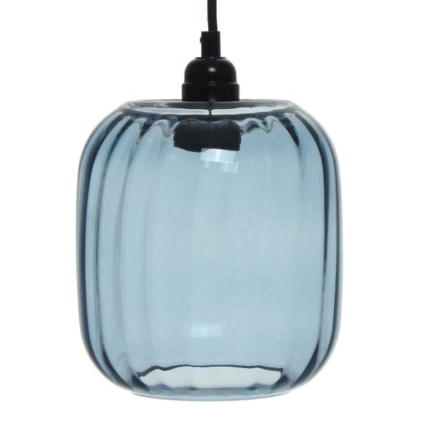 Blauwe hanglamp Clesia