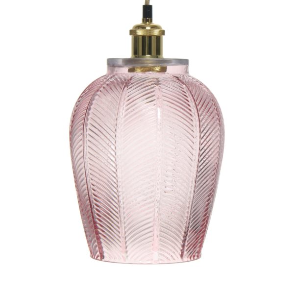 Luxe roze hanglamp Bibi