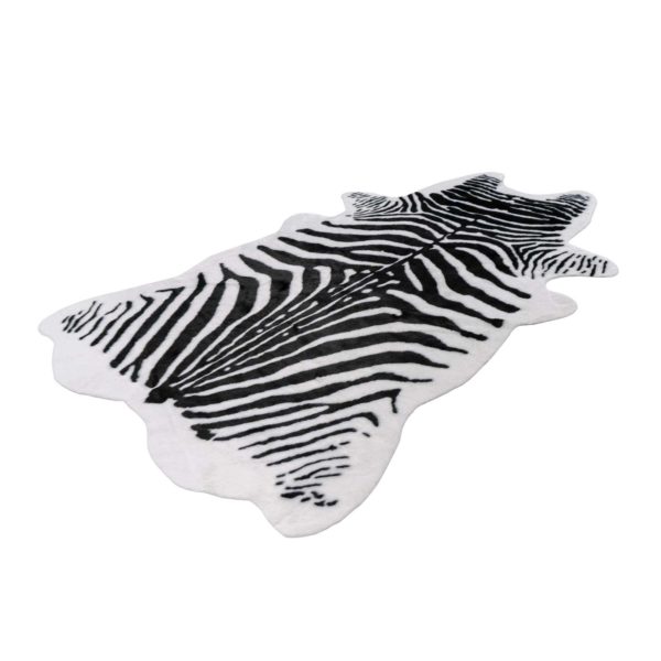 Zwart/wit zebra vloerkleed