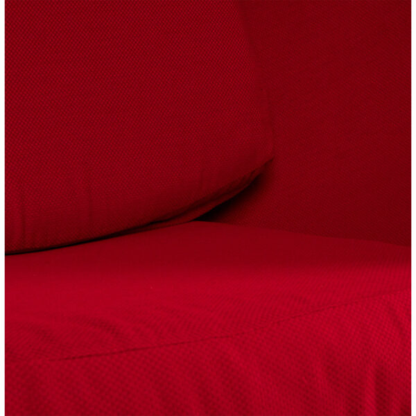 Design fauteuil zwart rood