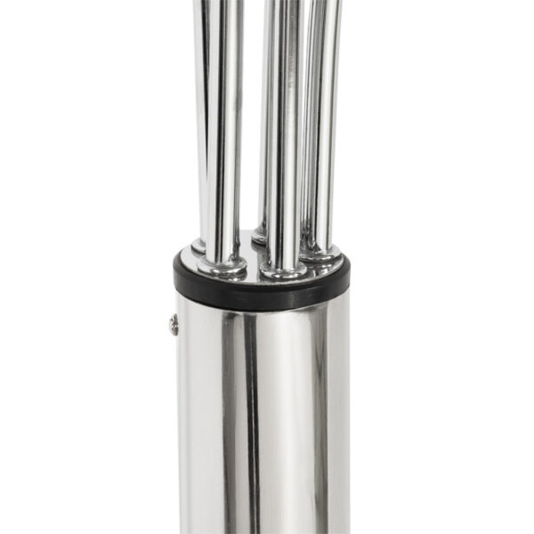 Design stalamp zilver