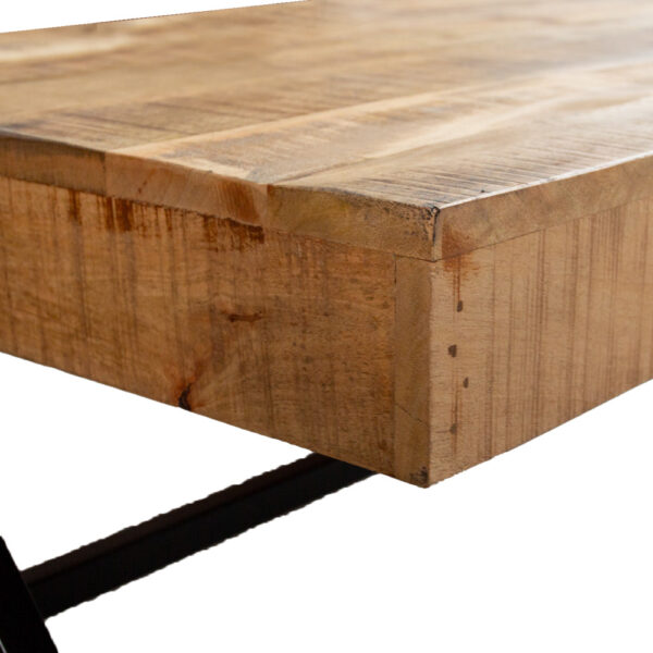 houten robuuste salontafel