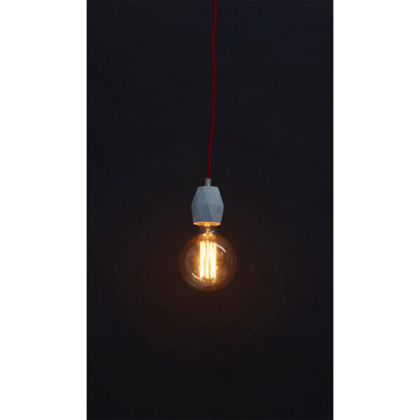 grijze design hanglamp