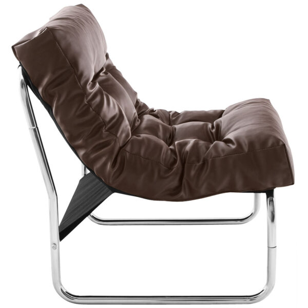Lounge fauteuil bruin