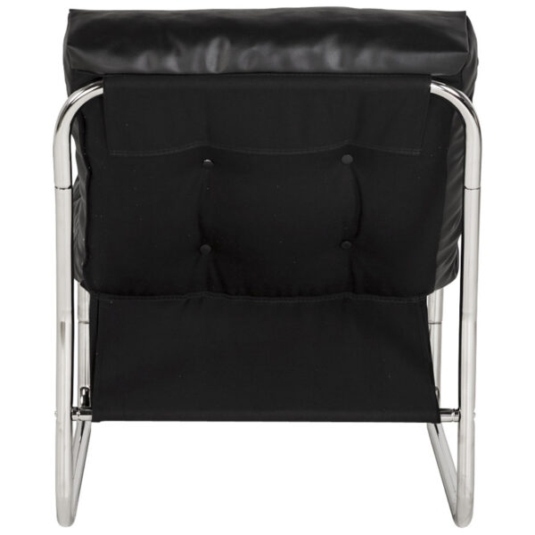 Lounge fauteuil zwart