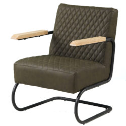Luxe fauteuil groen Kyano