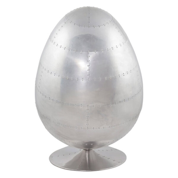 Metalen design egg chair