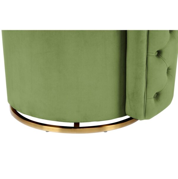 velvet fauteuil groen