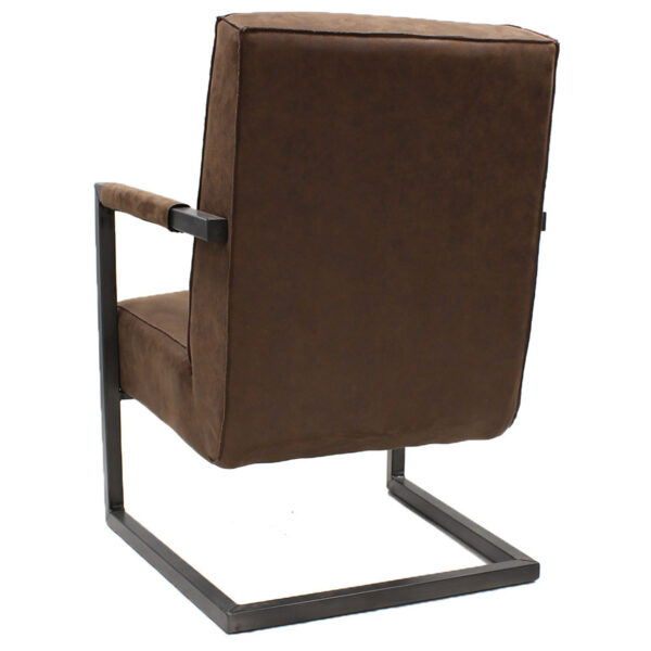 Vintage fauteuil bruin
