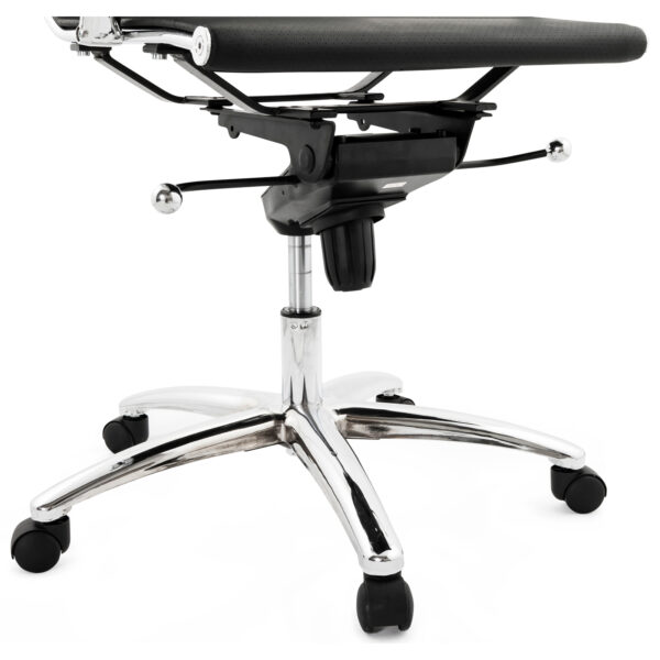 Zwarte design bureaustoel