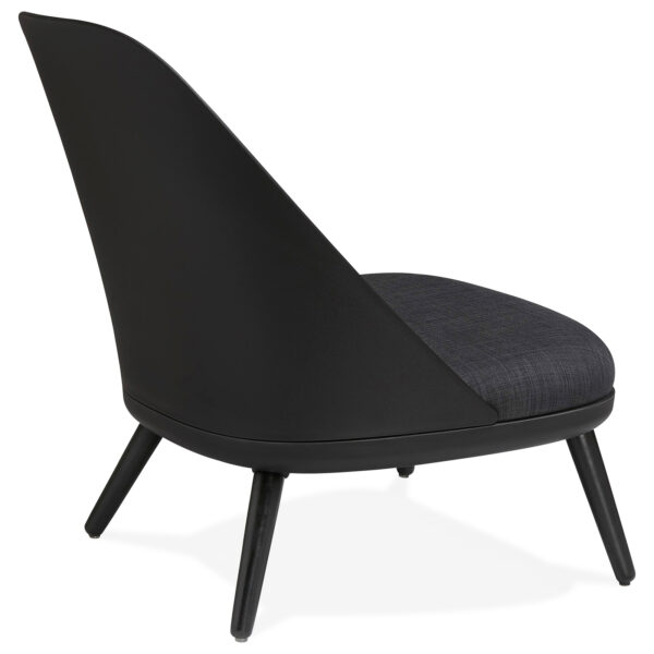Zwarte design fauteuil