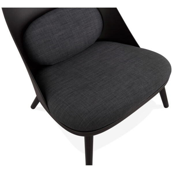Zwarte design fauteuil