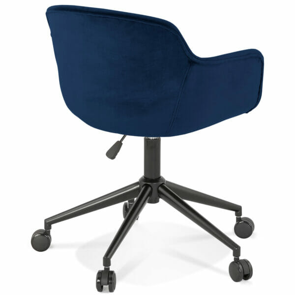 Design bureaustoel blauw