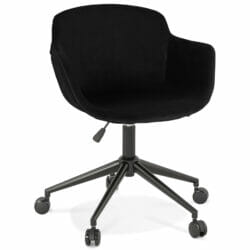 Design-bureaustoel-zwart