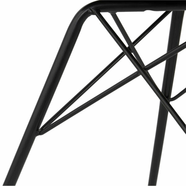 Design eetkamerstoel zwart/wit