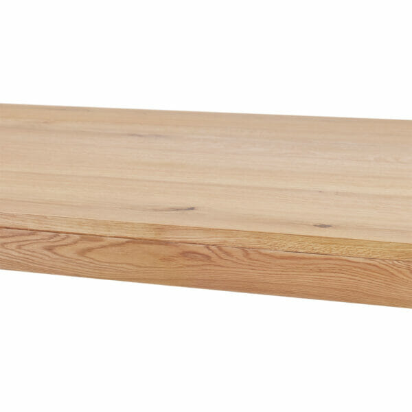 Verlengbare eettafel van hout 100 x 280 cm