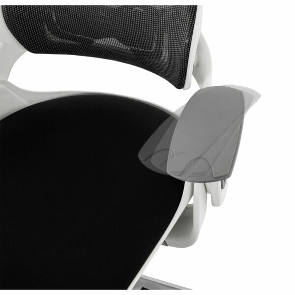 Zwarte bureaustoel ergonomisch